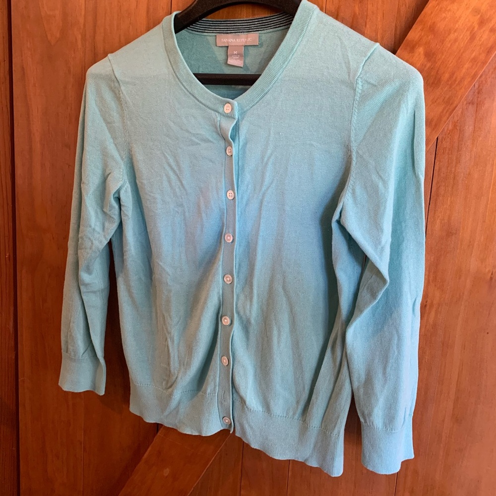 Banana Republic Mint Cardigan